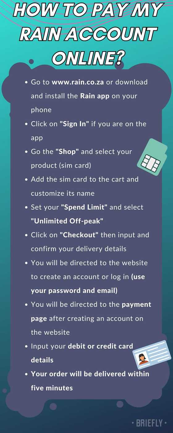 How to pay a Rain account: Easy-to-follow login and payment procedure ...