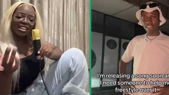 South African singer gets stranger to freestyle on new track: TikTok video leaves people in awe