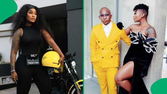 Lamiez Holworthy, Khuli Chana and their family live it up in Dubai, SA reacts: "Couple goals"