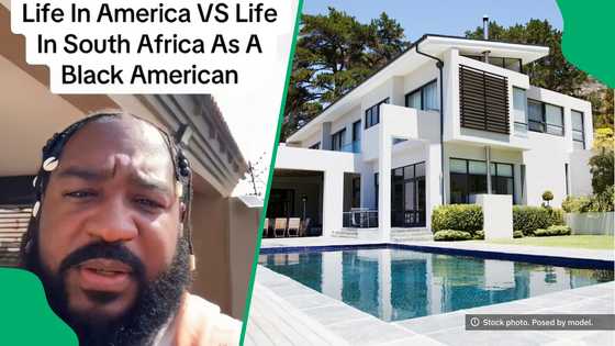 "It's like I'm a Roman emperor": American man flexes soft life since moving to South Africa in video