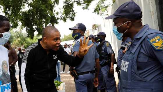 Police officers accused of apartheid style nationally check by asking someone to say elbow in XiTsonga