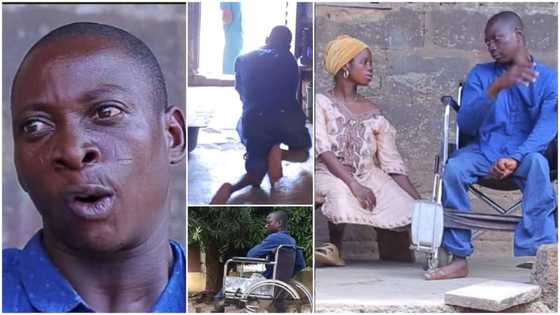 Proud wife of physically challenged man praises hardworking husband