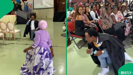 Mom and son shared emotional dance at graduation and left Mzansi in tears