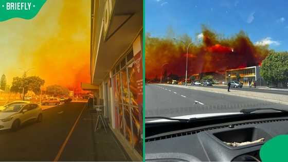 "Those fumes look deadly": South Africans spooked by footage of hazardous orange smoke