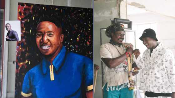 'Whose grandma is this?': Rasta paints ridiculous portrait of DJ Shimza