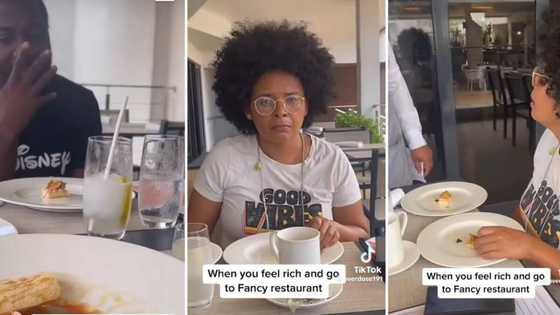 Video of friends disappointed with food portions at fancy restaurant leaves Mzansi dying from laughter