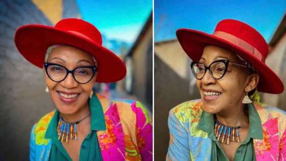Mzansi praises Nakedi Ribane for her iconic role as Senthaolele on social media: "Our very on Brooke Logan"