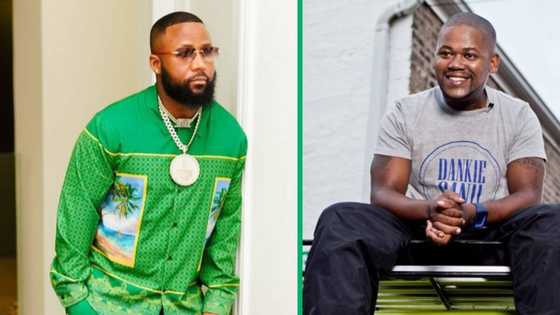 Cassper Nyovest celebrates 'Tsholofelo' turning 9, shares video clip of studio sessions with Pro Kid