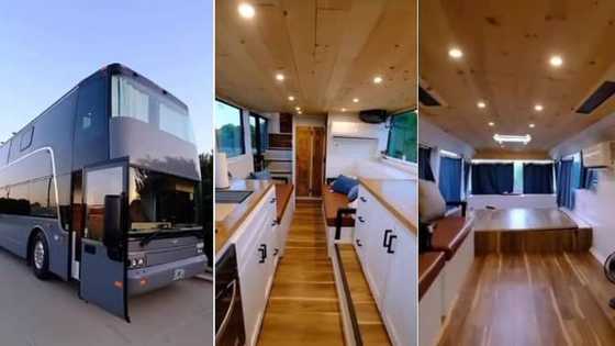 Video of very fine luxurious bus with interior design like a mansion surfaces, stuns many: "Looks like heaven"