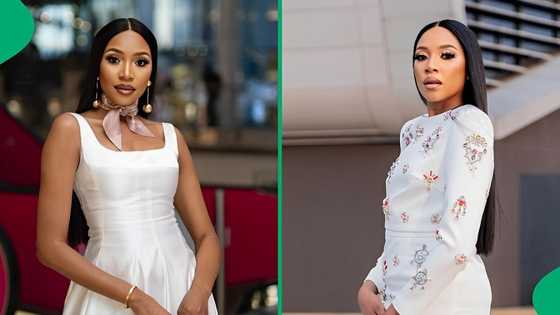 Blue Mbombo goes bald following her mother's passing, Mzansi raves over her look: Looking beautiful"