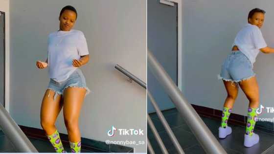 Woman's tiny shorts during Bacardi challenge attempt get more attention after she butchers TikTok dance trend