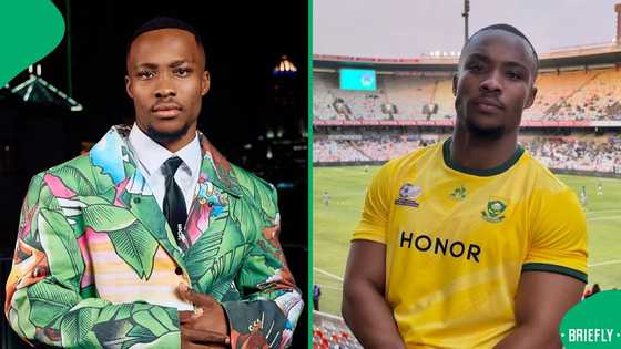 Ladies swoon over actor Zamani Mbatha's abs in viral picture: "Hot like a heater"