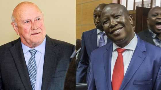 Sho: Julius Malema fires shots at Thuli Madonsela and Tito Mboweni following condolences for De Klerk