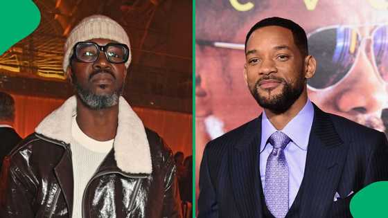 Black Coffee hangs out with Will Smith in Ibiza, photo has SA buzzing: "Grootman is a superstar"