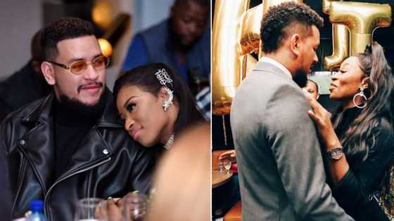 DJ Zinhle congratulates her bae, AKA, on new super awesome kicks deal