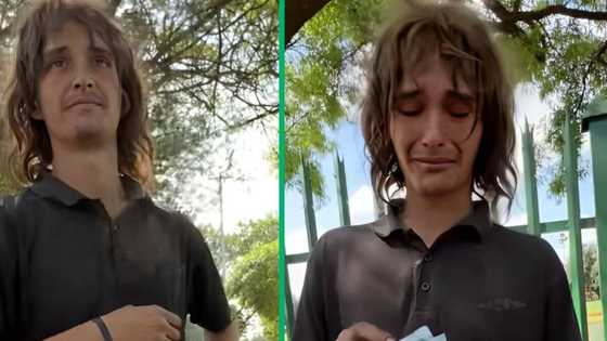 BI Phakathi blesses young man selling stroller for R50, brings him to tears