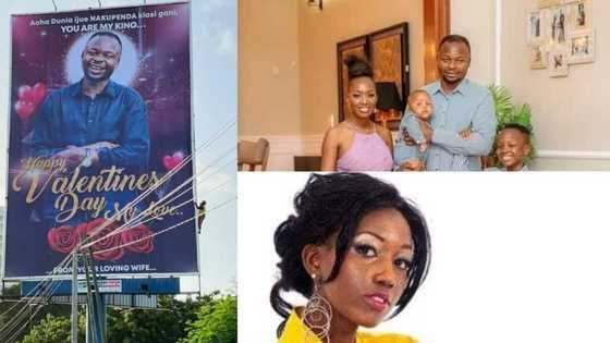 Valentine's Day: Woman puts up billboard on highway to celebrate husband