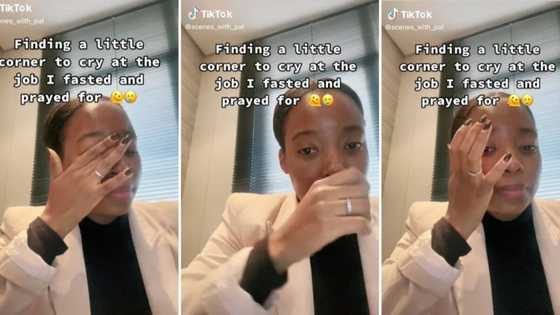 Video of lady crying at job she prayed for goes viral, Mzansi opens discussion about toxic work environments