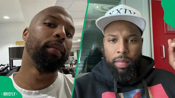 Radio personality Sizwe Dhlomo shows off his finished studio, SA reacts: "This is a good setup"