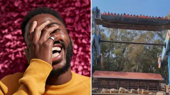 Loadshedding has people stuck on terrifying ride at Gold Reef City, video leaves Mzansi peeps in stitches