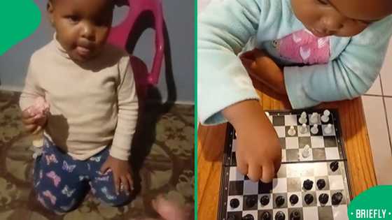 Little girl leaves Mzansi stunned after showing impressive chess skills in viral video