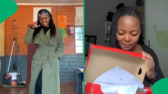 "Focus on the E": Mzansi doubtful after woman buys legit Nike Dunks from Shein