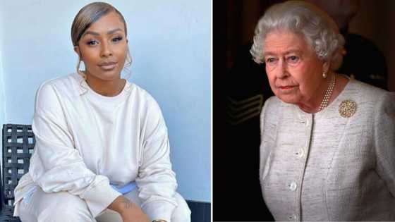 Boity Thulo reacts to Queen Elizabeth's death by quoting a hilarious tweet calling the deceased the "original Zama Zama", Mzansi peeps share funny comments