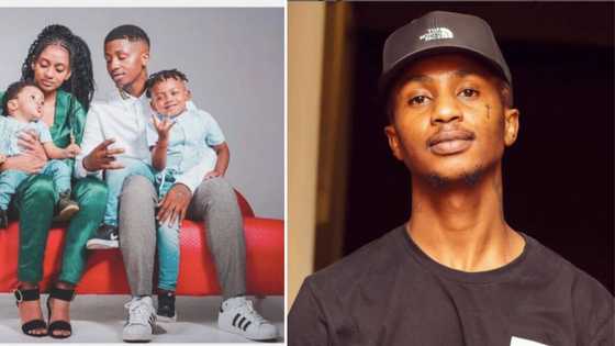 Emtee's sweet message to his wife Nicole has Mzansi thinking he cheated on her: "What did you do this time?"