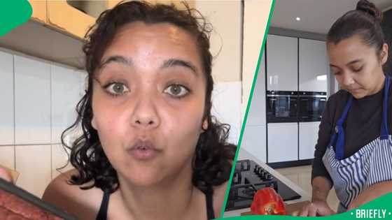 "I sprinkle my hair": Cape Town woman shows off working as a private chef for a family in Camps Bay