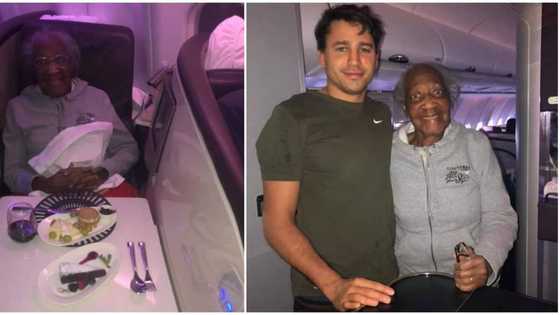 Kind man gives up his first-class seat in aeroplane for 88-year-ild woman, helps her fulfill lifelong dream