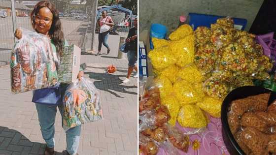Mom who sells sauces and lingerie now has spaza shop, wants to be a millionaire