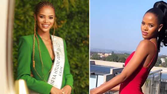 Ndavi Nokeri looking like a dream in princess-like blue dress has fans awestruck