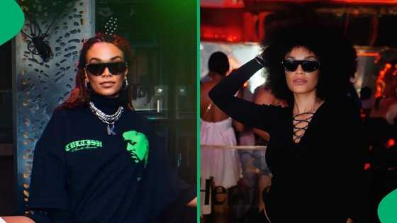 Pearl Thusi serves body goals in old Victoria Falls pics: "My version of TLC is chasing waterfalls"