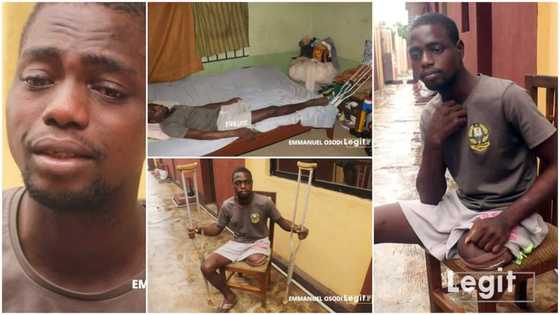 Young man, 29, loses his leg in an accident, still has dreams to be a pastor