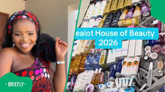 "Sending jealousy": Mzansi envies womans epic beauty haul from Takealot's House of Beauty Event