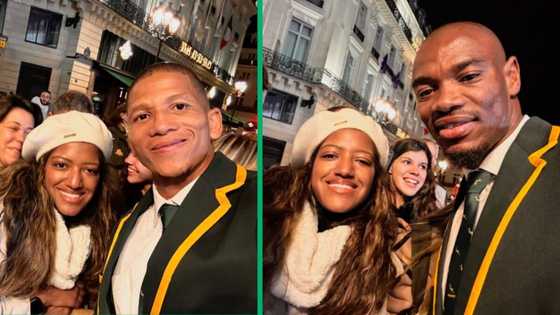 South African woman shows off meeting the Springboks in Paris after Rugby World cup win on TikTok