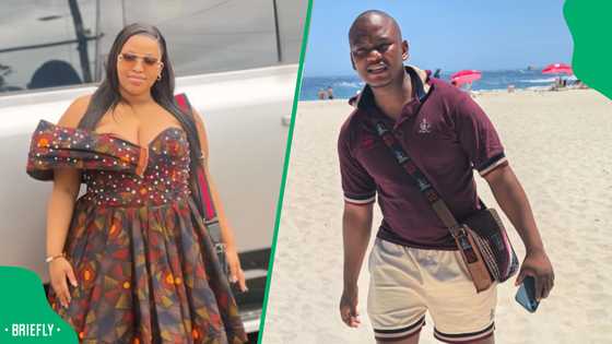 Sbindi Mseleku's wife Amahle Biyela seemingly pregnant, fans disappointed: "She looks miserable"