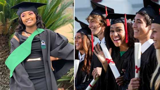 Mzansi babe thanks heavens after bagging qualification as an industrial engineer
