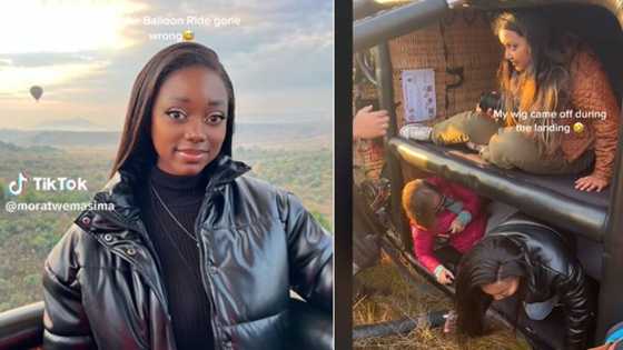 Woman goes on hot air balloon ride in Hartbeespoort, wig comes loose during emergency landing