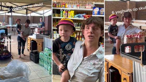 Desperate mom walks into shop asking yoghurts for kids, promises to pay back, kind man gives to her for free