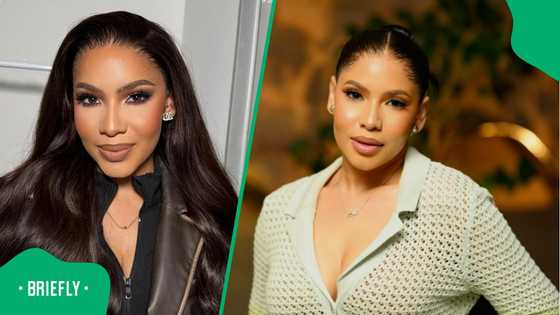 Thuli Phongolo spotted on vacation with a mystery man as DJ Maphorisa reunion rumours swirl