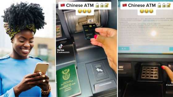 Capitec customer posts video withdrawing money from Chinese ATM, SA amazed Global One card works abroad