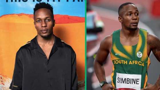 Akani Simbine announces his marriage with 2 stunning pictures of his wife: "Forever yena"
