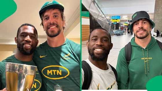 "My brother": Siya Kolisi shows bestie Eben Etzbeth love after achievement