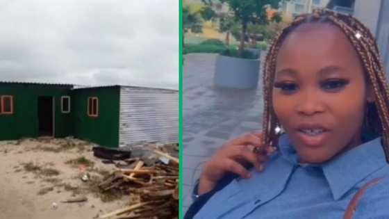 Cape Town couple moves into shack and builds flat in 1 year, SA applauds TikTok video