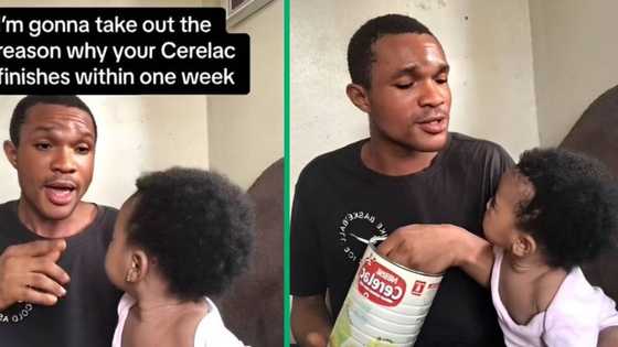 Uncle eats baby's Cerelac in TikTok video, SA amused by comedic confession