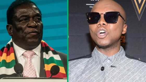 Tbo Touch's Instagram picture with Zimbabwean president divides social media users