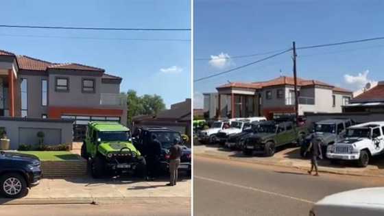 Hammanskraal street with beautiful houses and Jeep SUVs parked outside wows SA, TikTok video goes viral
