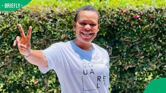 Zodwa Wabantu hugs and gives money to homeless man in touching encounter