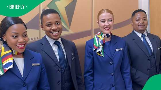 "Our national carrier": SAA cabin crew member's viral 'Khanyi Mbau's' dance challenge impresses SA